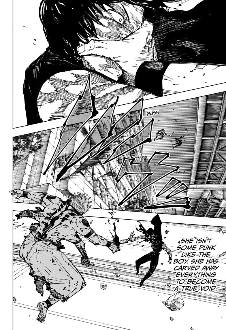 Jujutsu Kaisen Manga Chapter 253 page 16 - Inhuman Makyo Shinjuku Showdown, Part 25 scene