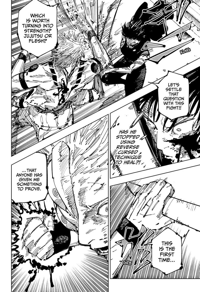 Jujutsu Kaisen Manga Chapter 253 page 18 - Inhuman Makyo Shinjuku Showdown, Part 25 scene