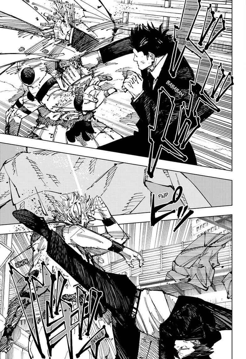 Jujutsu Kaisen Manga Chapter 254 page 11 - Inhuman Makyo Shinjuku Showdown, Part 26 scene