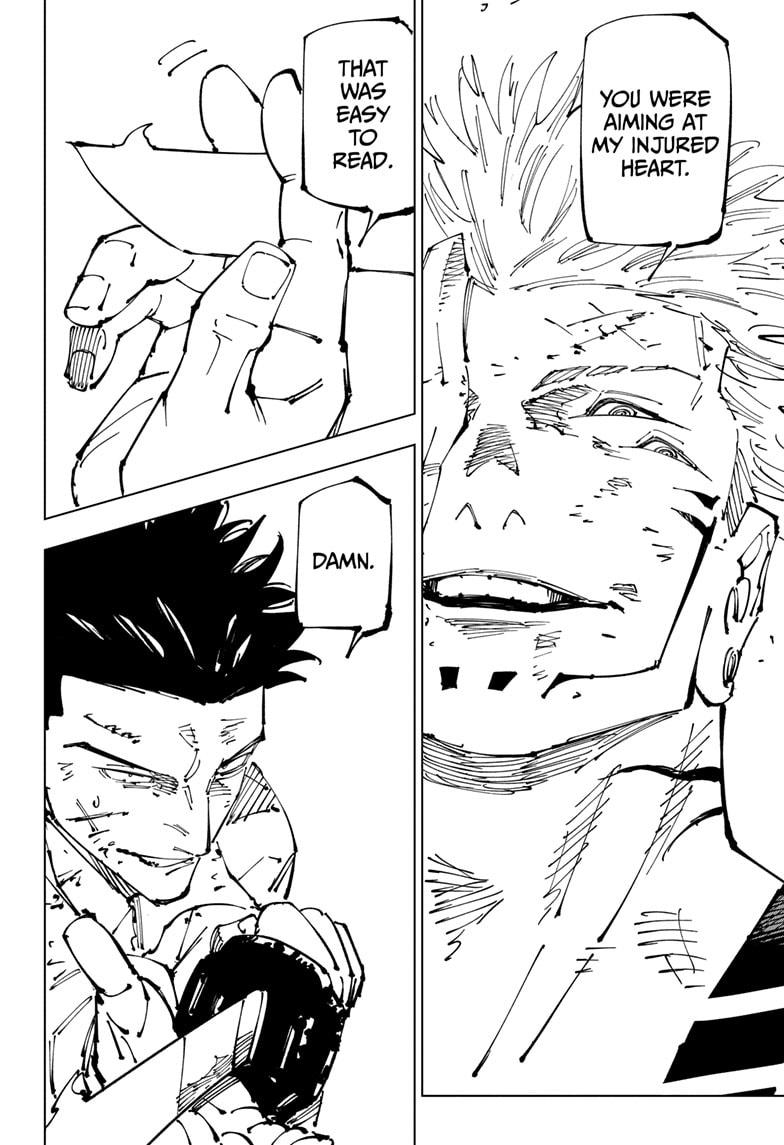 Jujutsu Kaisen Manga Chapter 254 page 16 - Inhuman Makyo Shinjuku Showdown, Part 26 scene