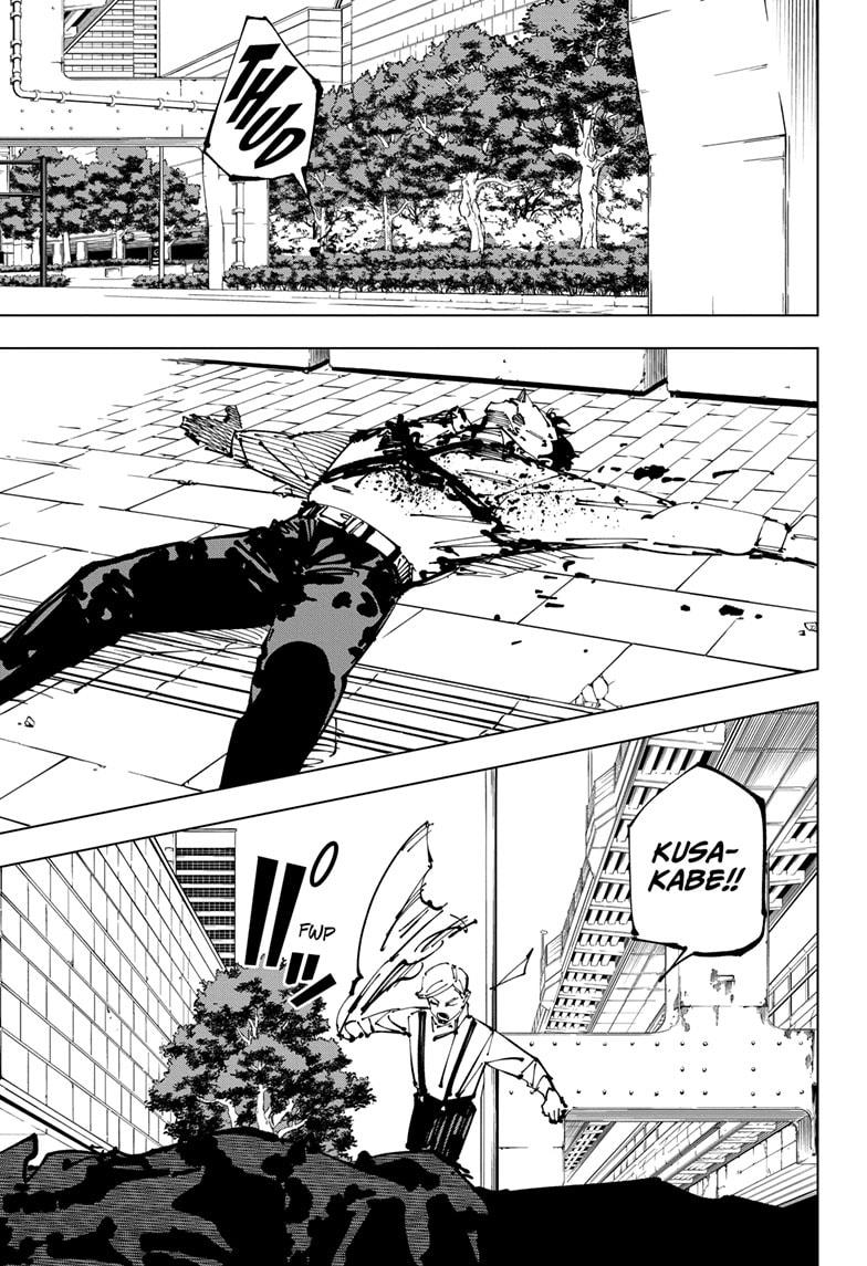 Jujutsu Kaisen Manga Chapter 254 page 17 - Inhuman Makyo Shinjuku Showdown, Part 26 scene