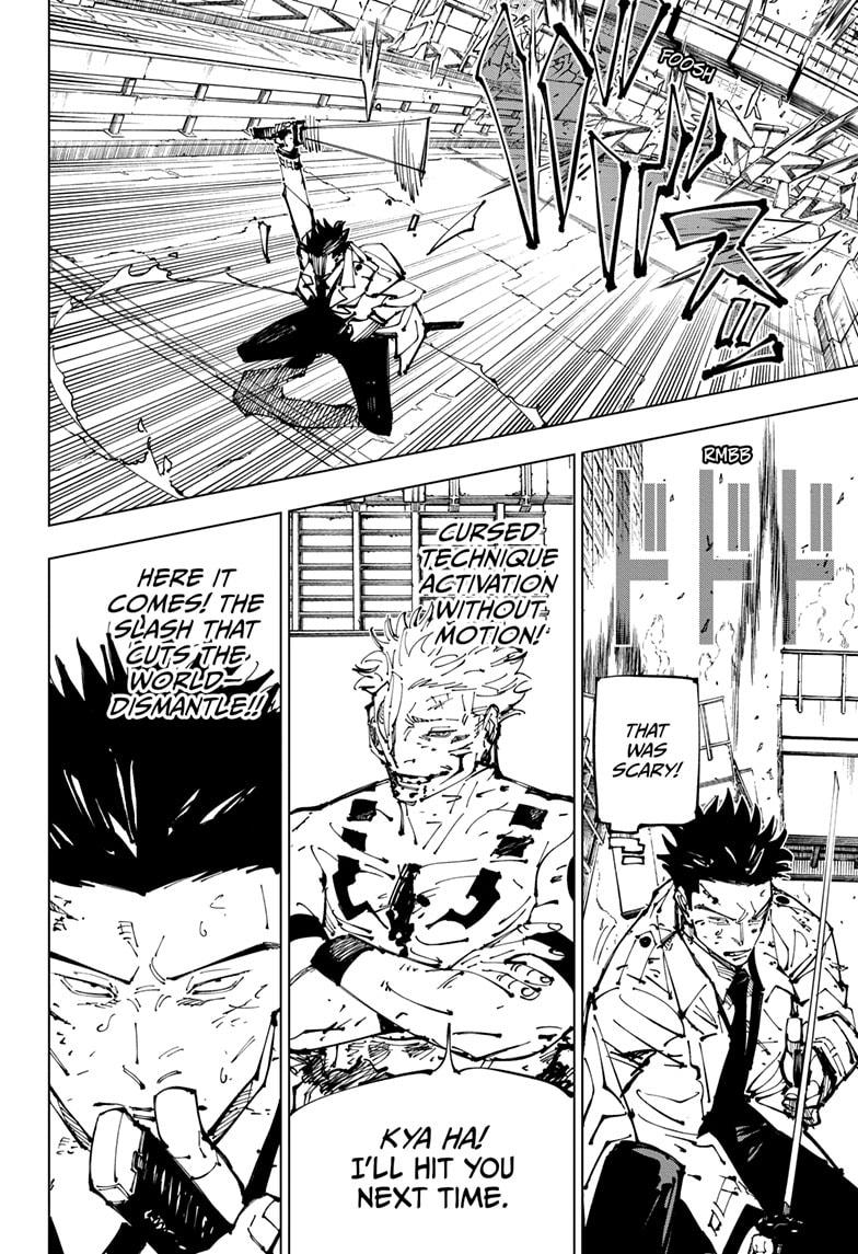 Jujutsu Kaisen Manga Chapter 254 page 4 - Inhuman Makyo Shinjuku Showdown, Part 26 scene
