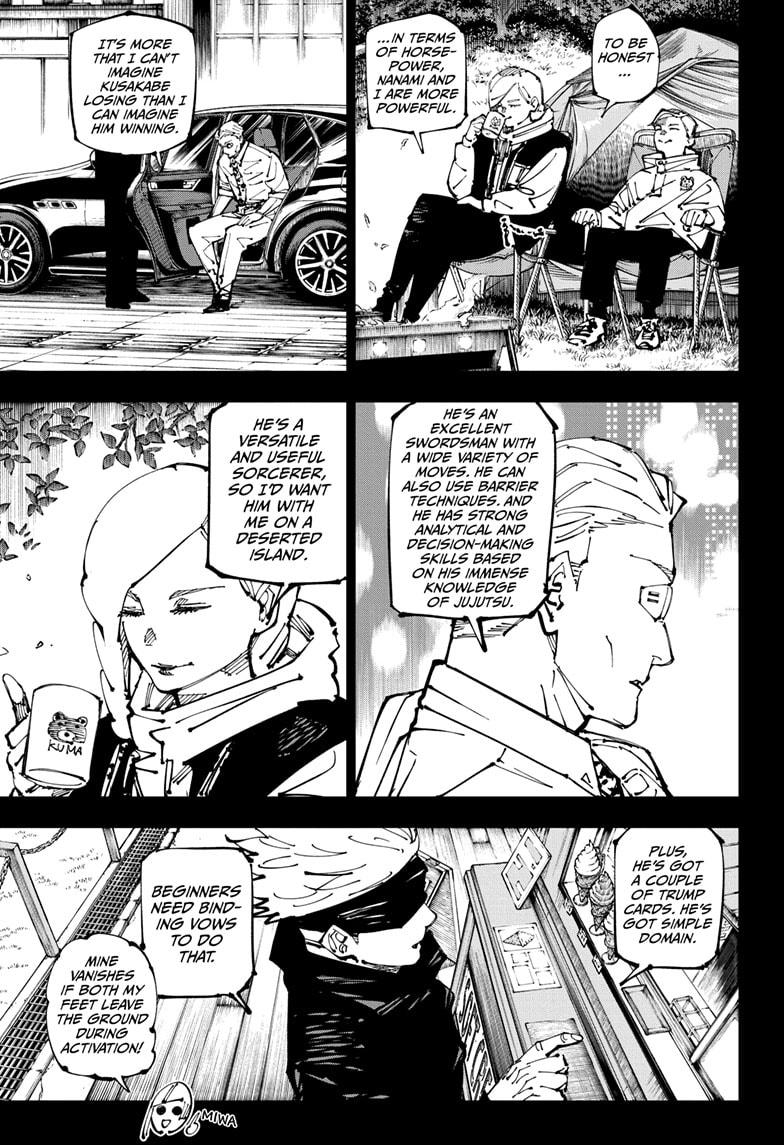 Jujutsu Kaisen Manga Chapter 254 page 5 - Inhuman Makyo Shinjuku Showdown, Part 26 scene