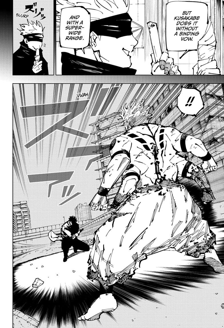 Jujutsu Kaisen Manga Chapter 254 page 6 - Inhuman Makyo Shinjuku Showdown, Part 26 scene