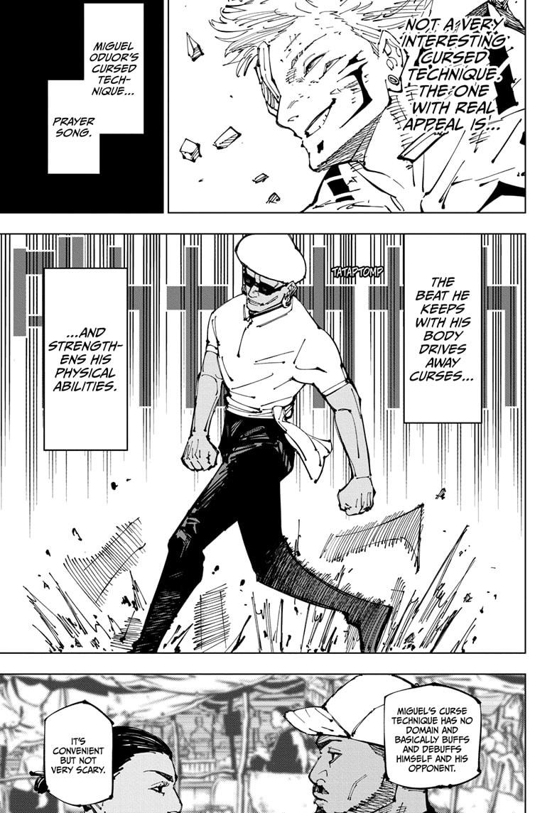 Jujutsu Kaisen Manga Chapter 255 page 11 - Inhuman Makyo Shinjuku Showdown, Part 27 scene