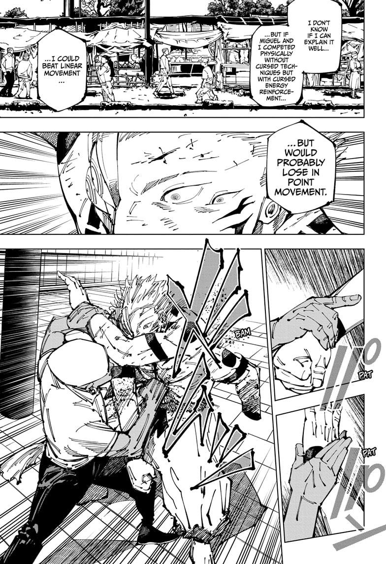 Jujutsu Kaisen Manga Chapter 255 page 13 - Inhuman Makyo Shinjuku Showdown, Part 27 scene