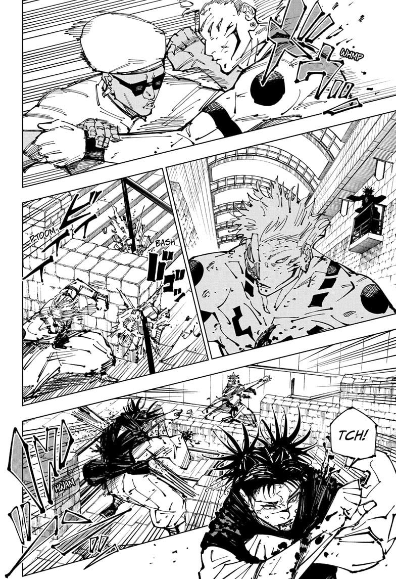 Jujutsu Kaisen Manga Chapter 255 page 14 - Inhuman Makyo Shinjuku Showdown, Part 27 scene