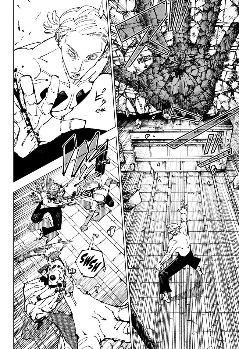 Jujutsu Kaisen Manga Chapter 255 page 8 - Inhuman Makyo Shinjuku Showdown, Part 27 scene