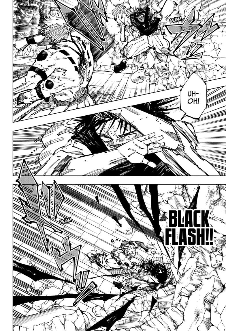 Jujutsu Kaisen Manga Chapter 256 page 10 - Inhuman Makyo Shinjuku Showdown, Part 28 scene