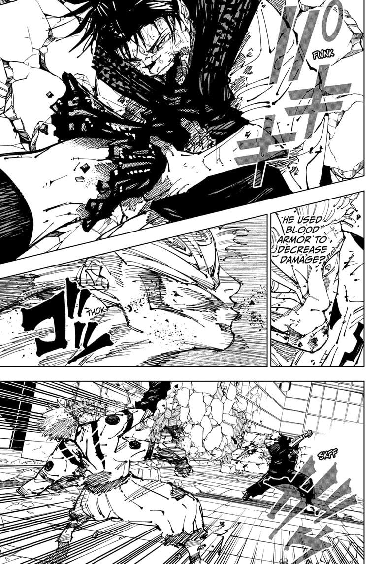 Jujutsu Kaisen Manga Chapter 256 page 11 - Inhuman Makyo Shinjuku Showdown, Part 28 scene