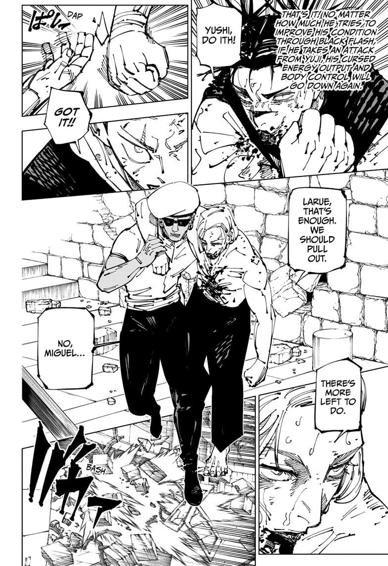Jujutsu Kaisen Manga Chapter 256 page 12 - Inhuman Makyo Shinjuku Showdown, Part 28 scene