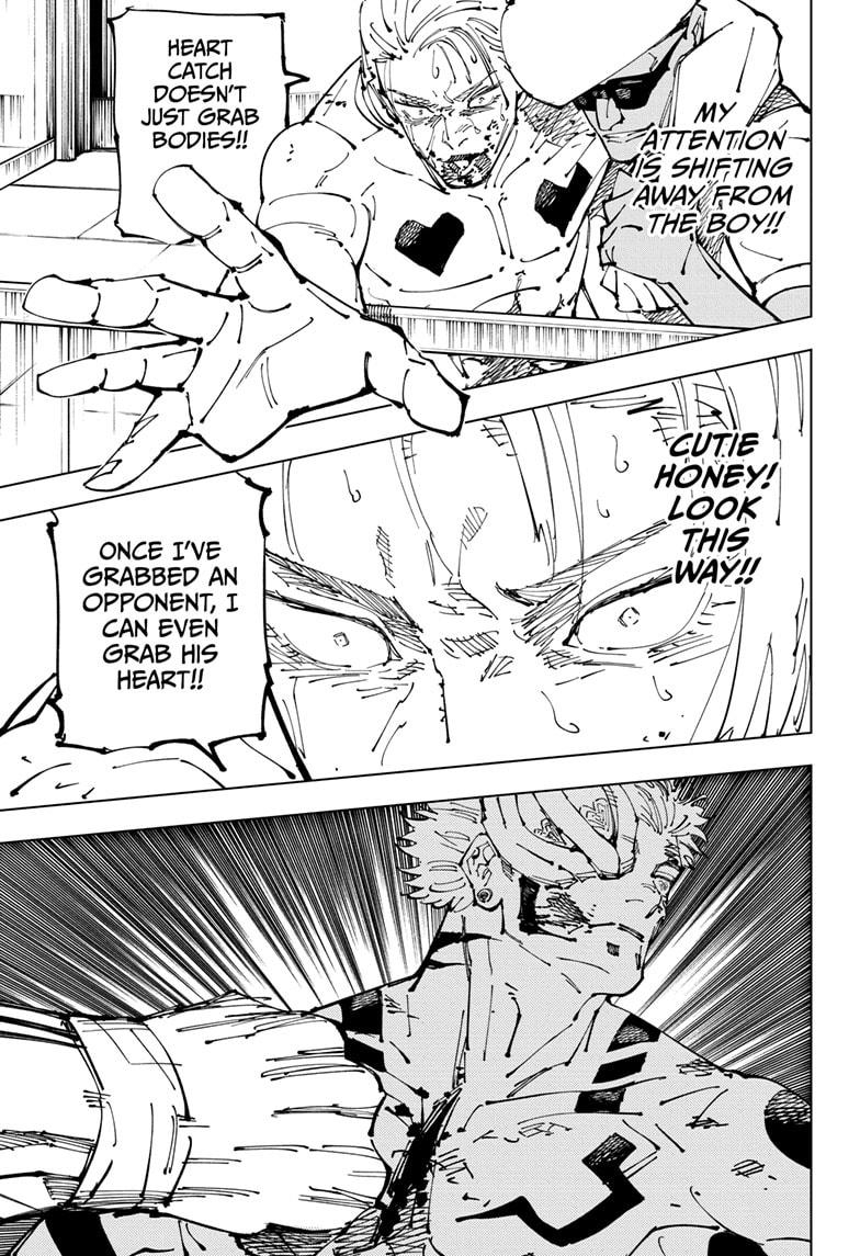 Jujutsu Kaisen Manga Chapter 256 page 17 - Inhuman Makyo Shinjuku Showdown, Part 28 scene