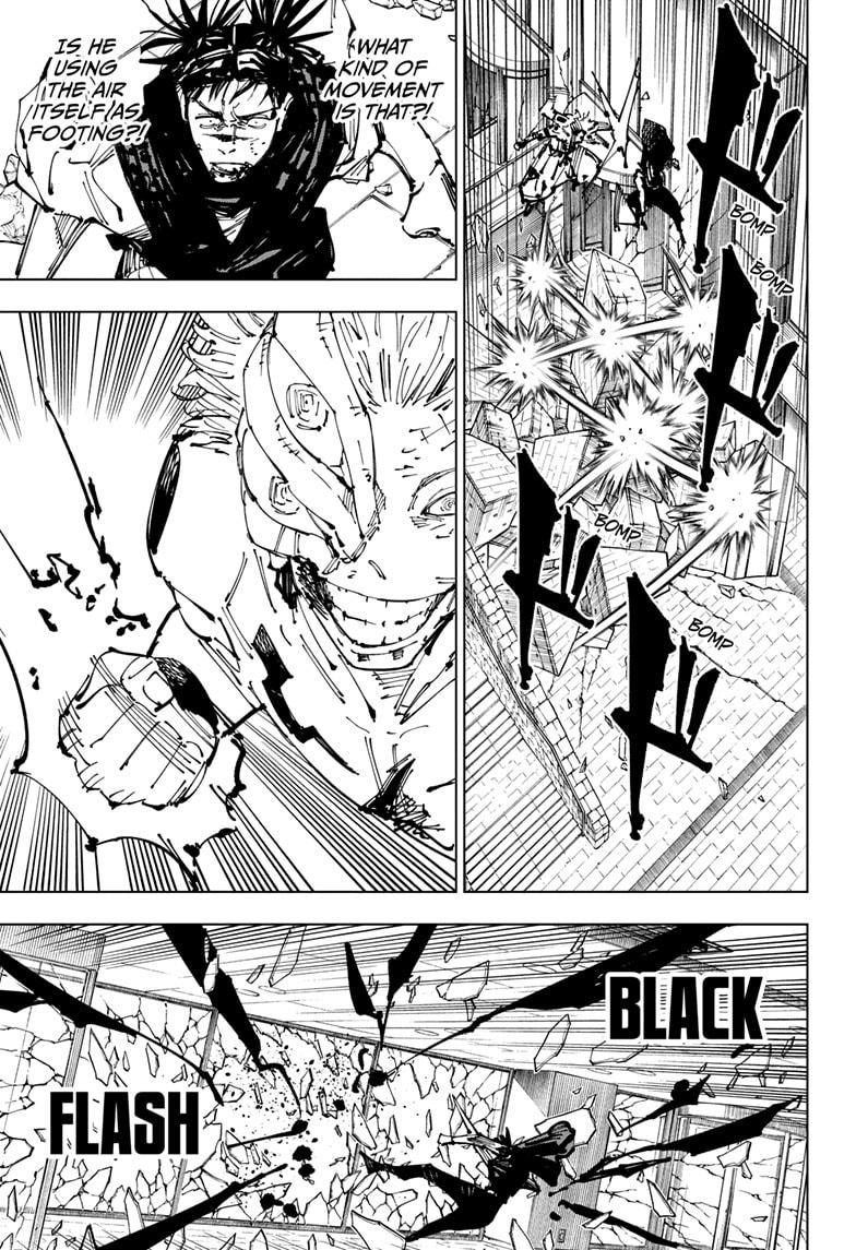 Jujutsu Kaisen Manga Chapter 256 page 7 - Inhuman Makyo Shinjuku Showdown, Part 28 scene