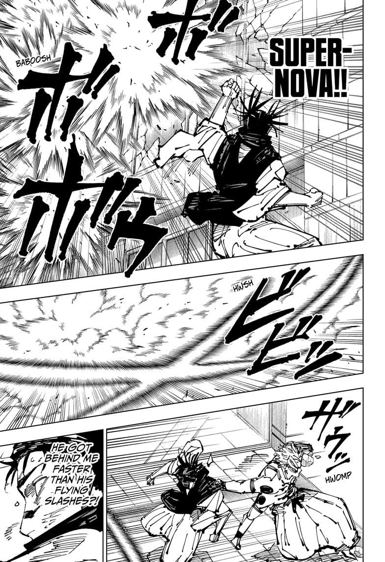 Jujutsu Kaisen Manga Chapter 256 page 9 - Inhuman Makyo Shinjuku Showdown, Part 28 scene