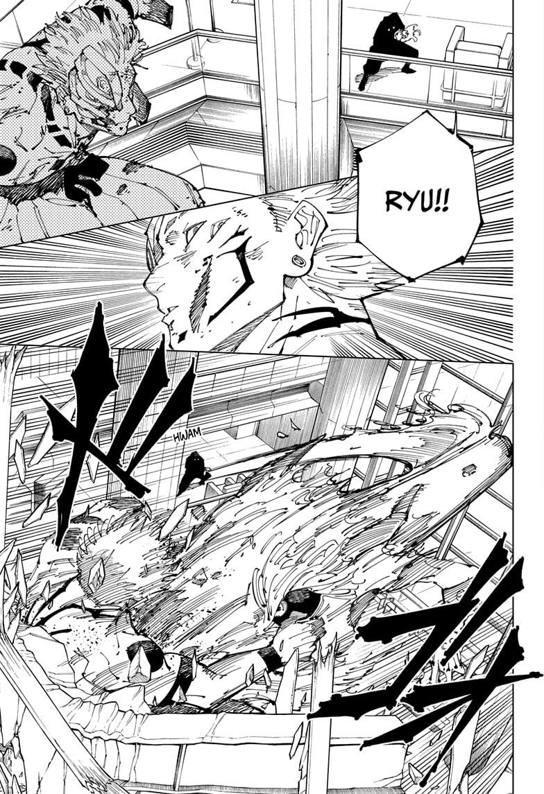 Jujutsu Kaisen Manga Chapter 257 page 11 - Inhuman Makyo Shinjuku Showdown, Part 29 scene