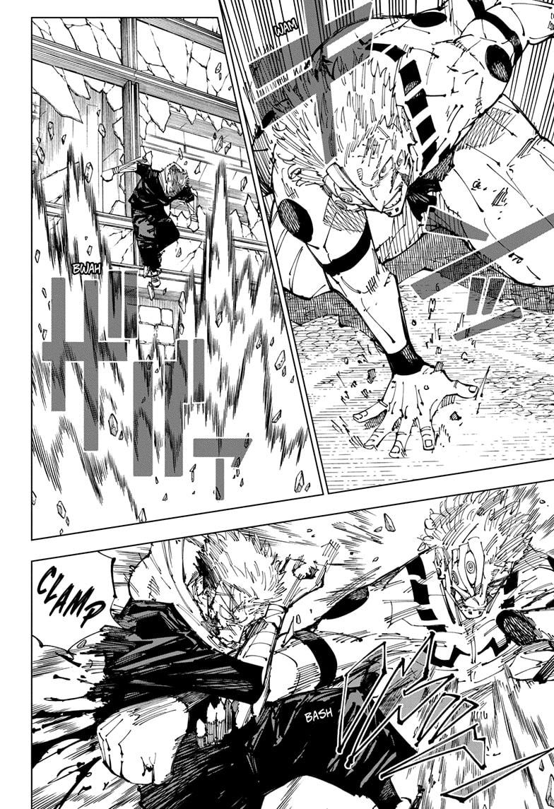 Jujutsu Kaisen Manga Chapter 257 page 14 - Inhuman Makyo Shinjuku Showdown, Part 29 scene