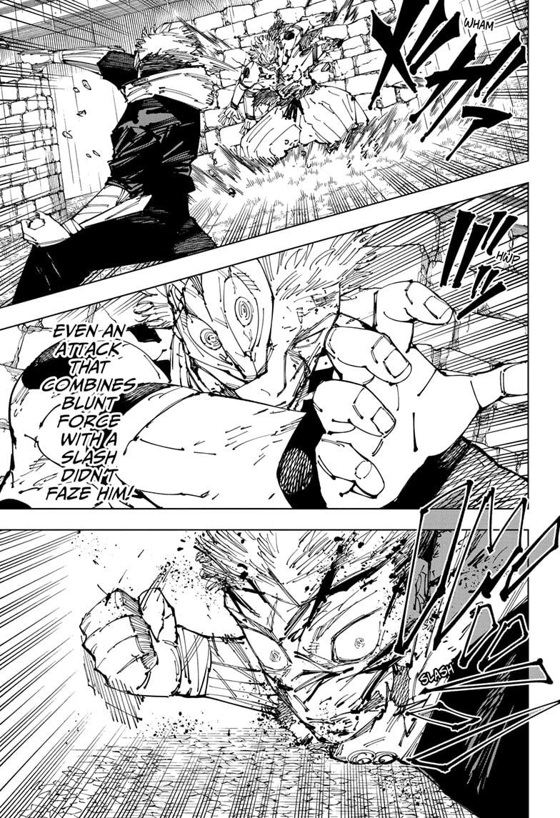 Jujutsu Kaisen Manga Chapter 257 page 15 - Inhuman Makyo Shinjuku Showdown, Part 29 scene