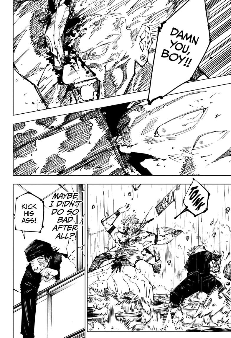 Jujutsu Kaisen Manga Chapter 257 page 18 - Inhuman Makyo Shinjuku Showdown, Part 29 scene