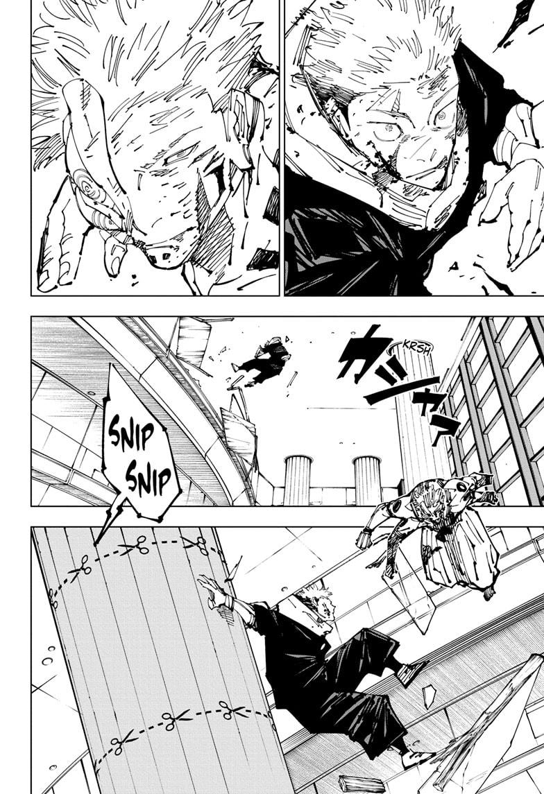 Jujutsu Kaisen Manga Chapter 257 page 6 - Inhuman Makyo Shinjuku Showdown, Part 29 scene