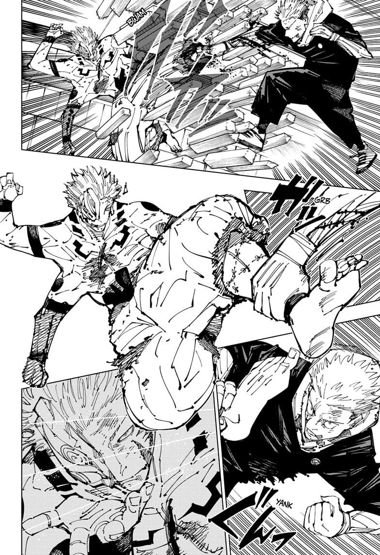 Jujutsu Kaisen Manga Chapter 257 page 8 - Inhuman Makyo Shinjuku Showdown, Part 29 scene