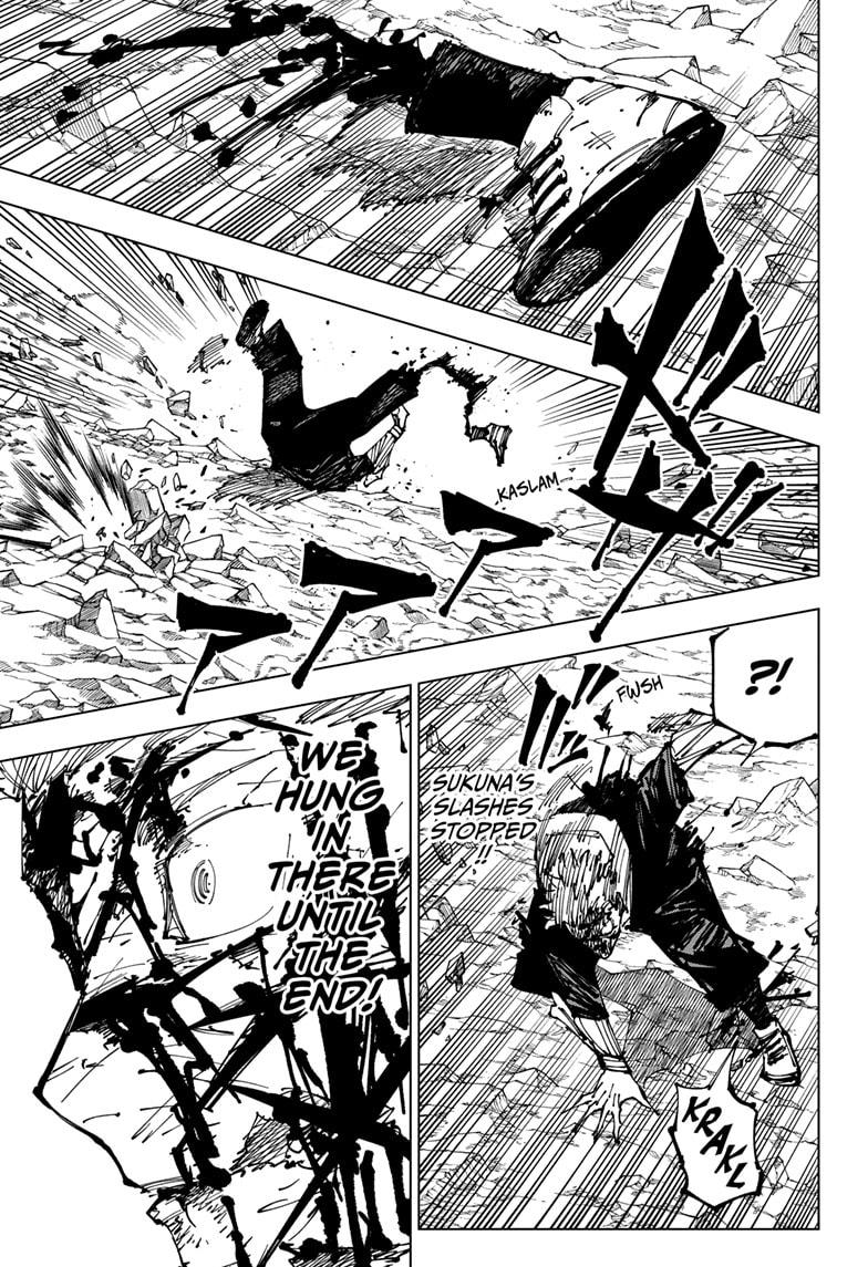 Jujutsu Kaisen Manga Chapter 258 page 13 - Inhuman Makyo Shinjuku Showdown, Part 30 scene