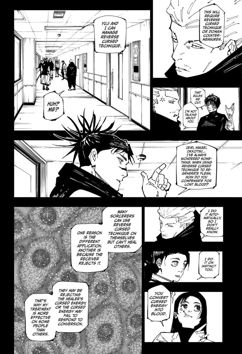 Jujutsu Kaisen Manga Chapter 258 page 4 - Inhuman Makyo Shinjuku Showdown, Part 30 scene