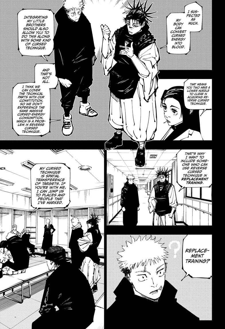 Jujutsu Kaisen Manga Chapter 258 page 5 - Inhuman Makyo Shinjuku Showdown, Part 30 scene