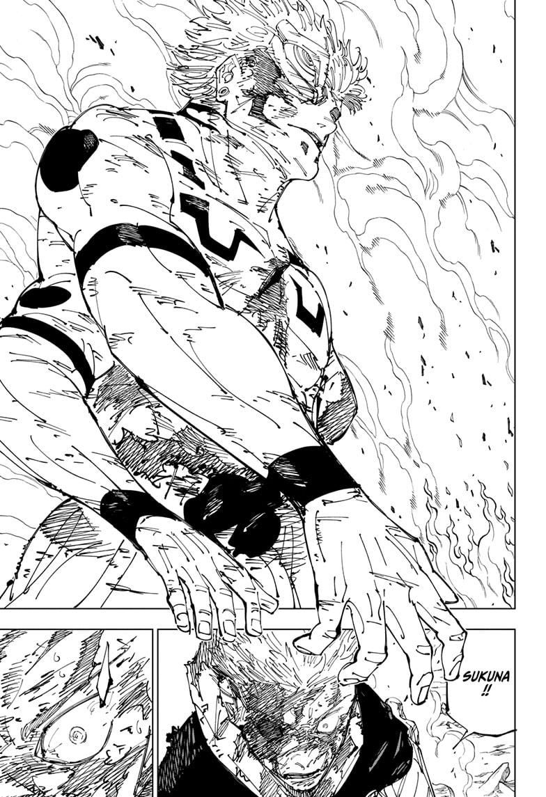 Jujutsu Kaisen Manga Chapter 259 page 11 - Inhuman Makyo Shinjuku Showdown, Part 31 scene