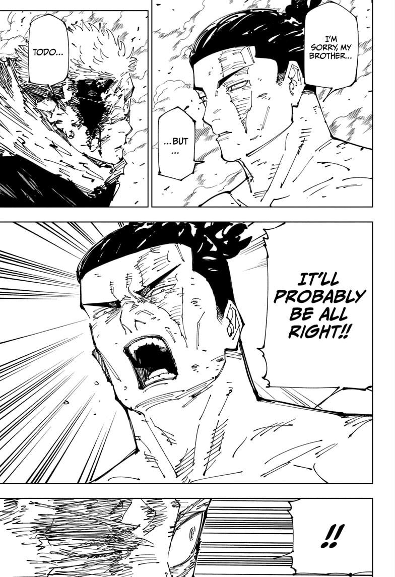 Jujutsu Kaisen Manga Chapter 259 page 15 - Inhuman Makyo Shinjuku Showdown, Part 31 scene