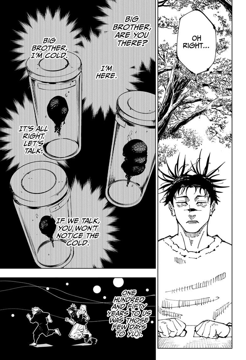 Jujutsu Kaisen Manga Chapter 259 page 7 - Inhuman Makyo Shinjuku Showdown, Part 31 scene