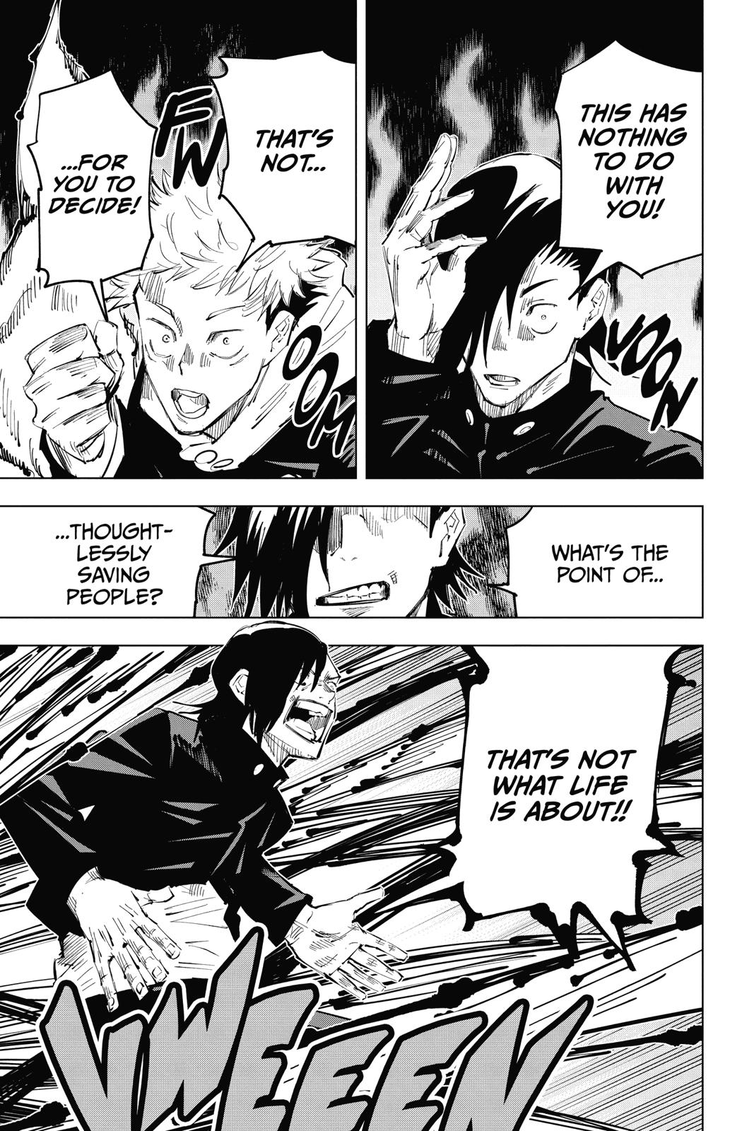 Jujutsu Kaisen Manga Chapter 26 page 12 - To You Someday scene