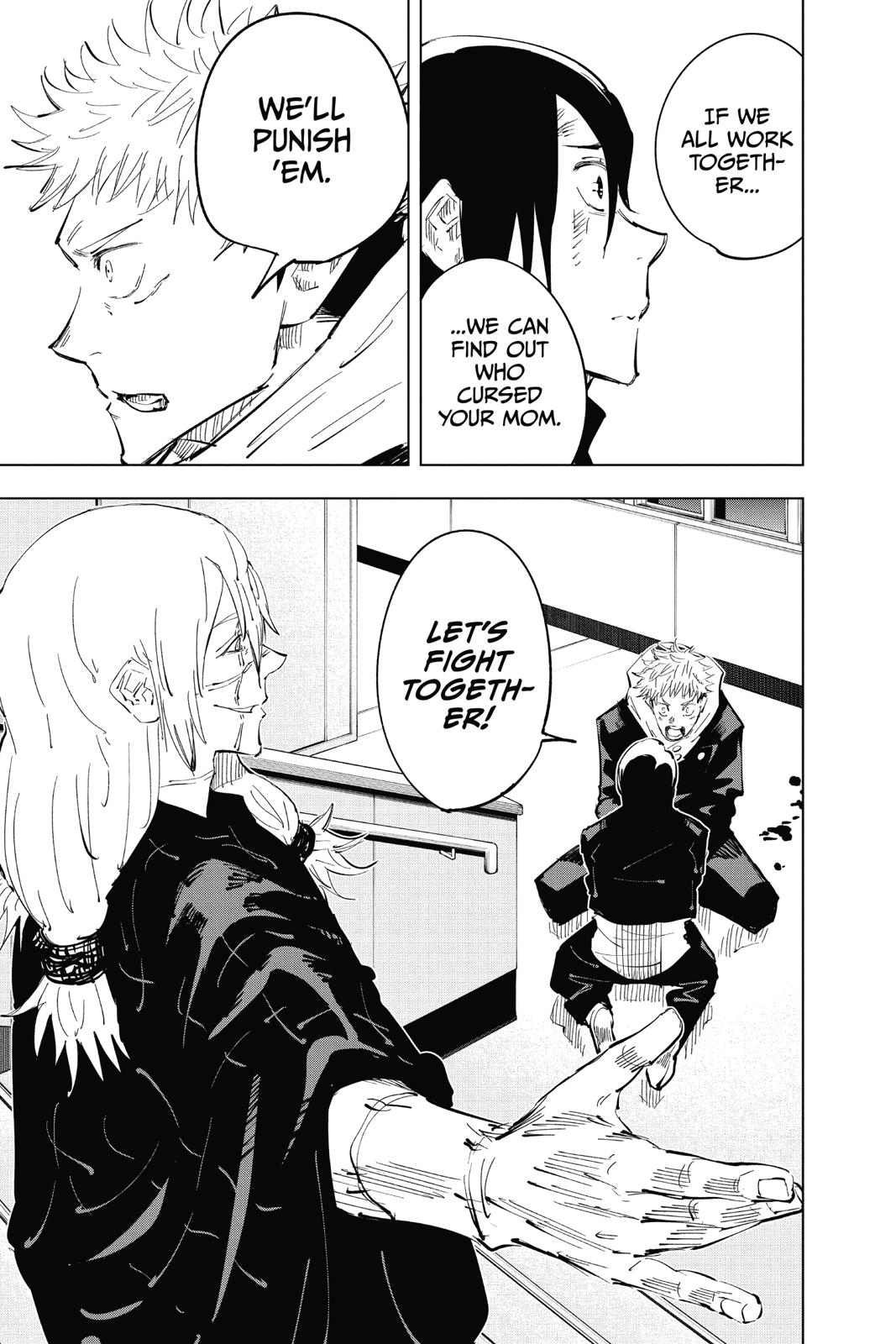 Jujutsu Kaisen Manga Chapter 26 page 24 - To You Someday scene