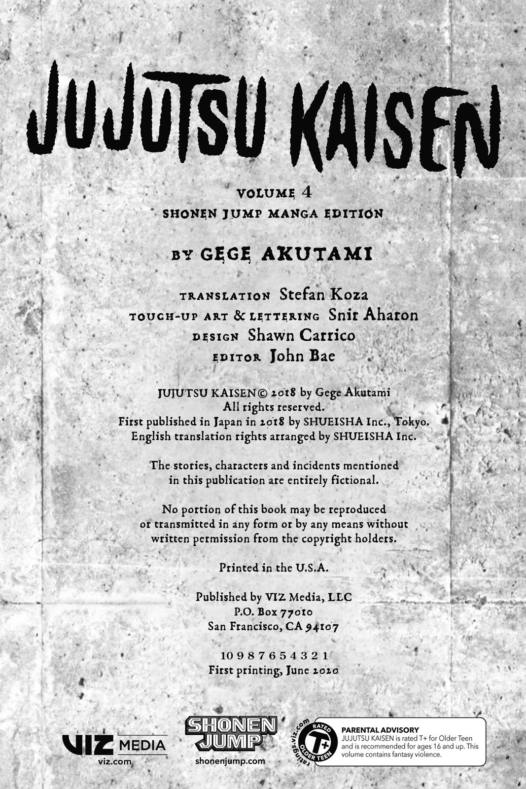 Jujutsu Kaisen Manga Chapter 26 page 3 - To You Someday scene