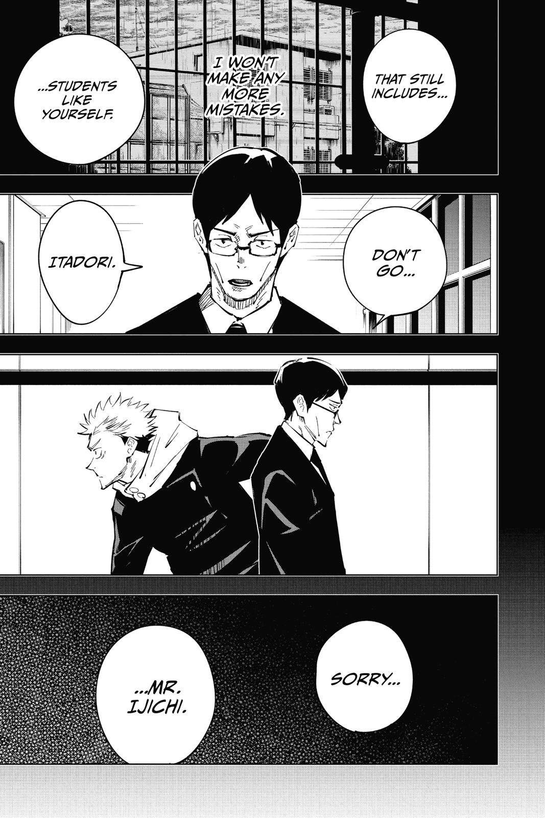 Jujutsu Kaisen Manga Chapter 26 page 9 - To You Someday scene