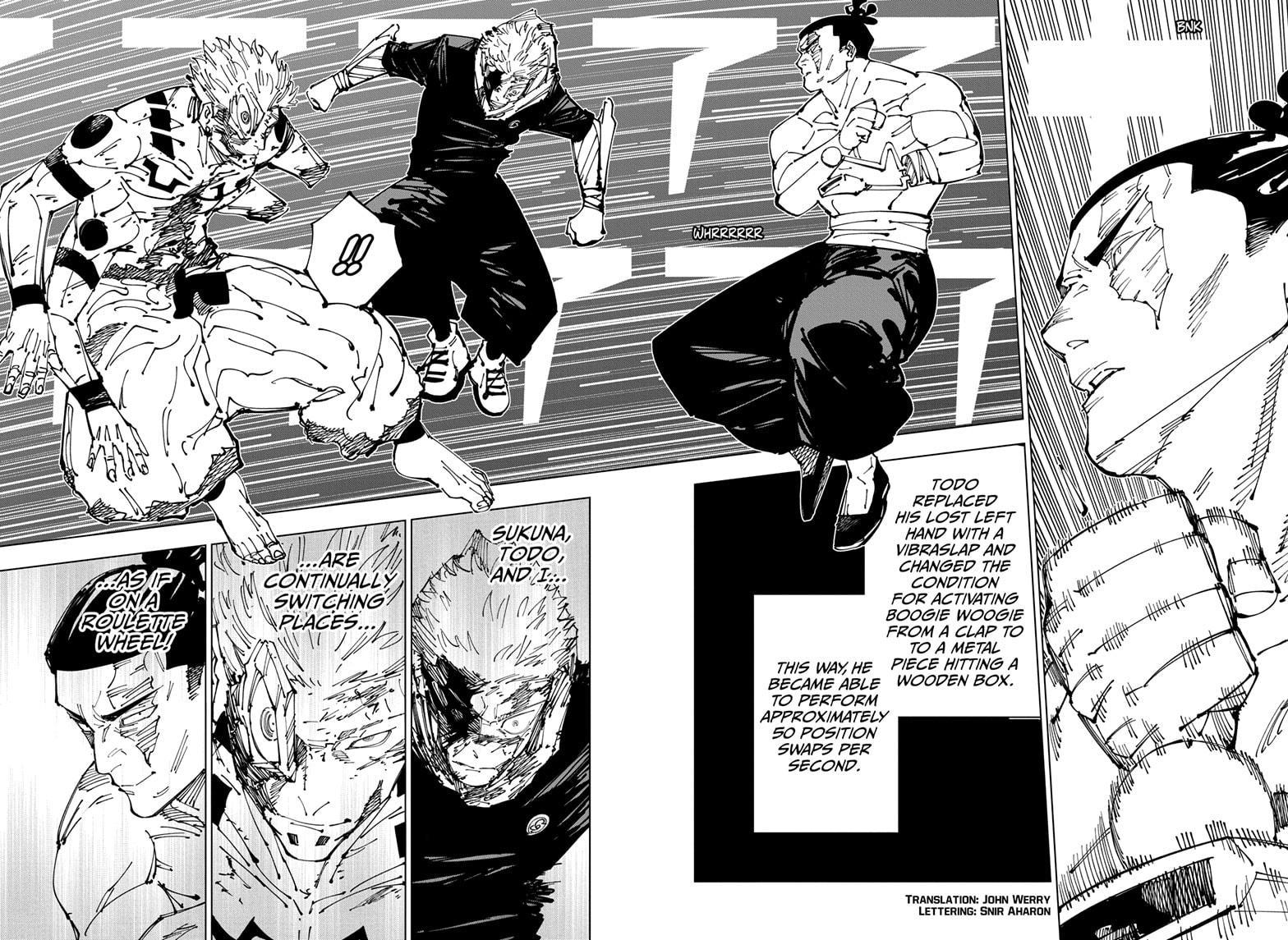 Jujutsu Kaisen Manga Chapter 260 page 2 - Inhuman Makyo Shinjuku Showdown, Part 32 scene