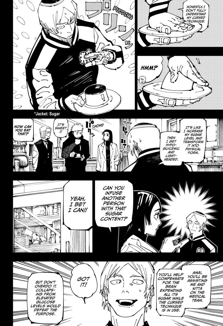 Jujutsu Kaisen Manga Chapter 261 page 12 - Inhuman Makyo Shinjuku Showdown, Part 33 scene