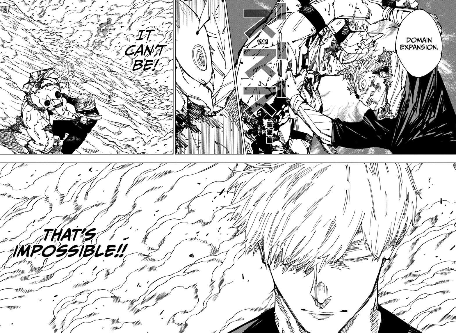 Jujutsu Kaisen Manga Chapter 261 page 2 - Inhuman Makyo Shinjuku Showdown, Part 33 scene