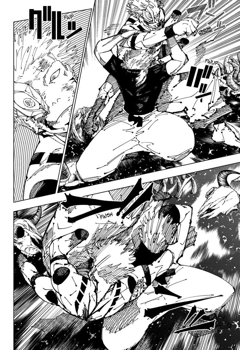 Jujutsu Kaisen Manga Chapter 262.2 page 2 - Inhuman Makyo Shinjuku Showdown, Part 34-2 scene