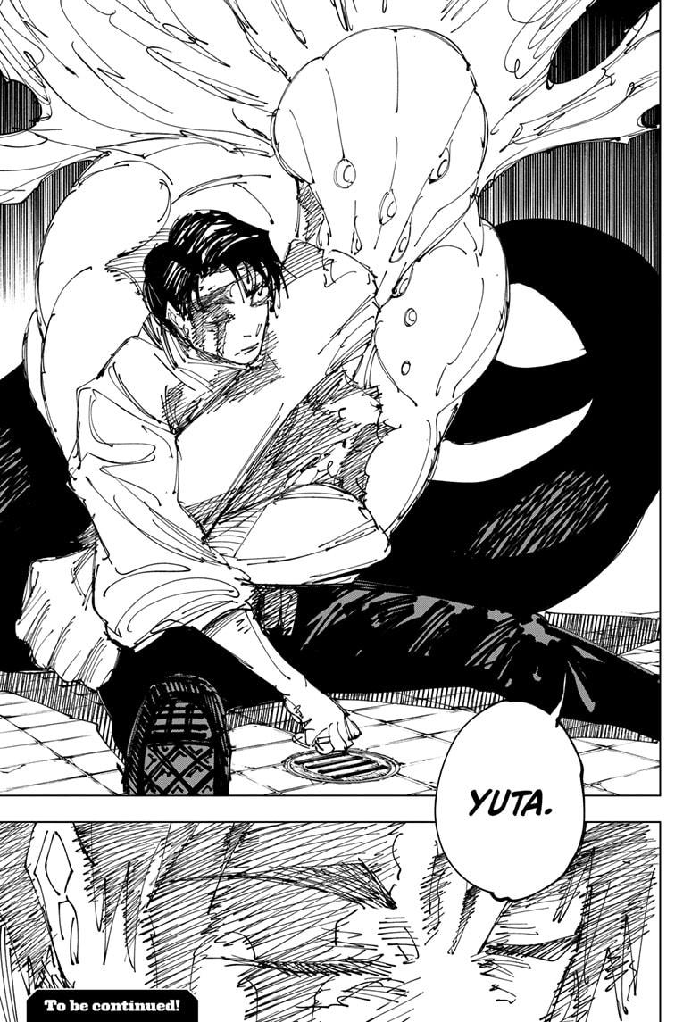 Jujutsu Kaisen Manga Chapter 262 page 10 - Inhuman Makyo Shinjuku Showdown, Part 34-1 scene