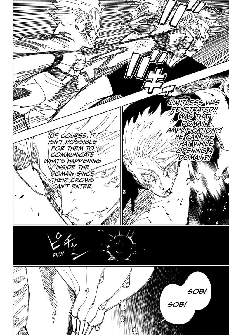 Jujutsu Kaisen Manga Chapter 262 page 9 - Inhuman Makyo Shinjuku Showdown, Part 34-1 scene