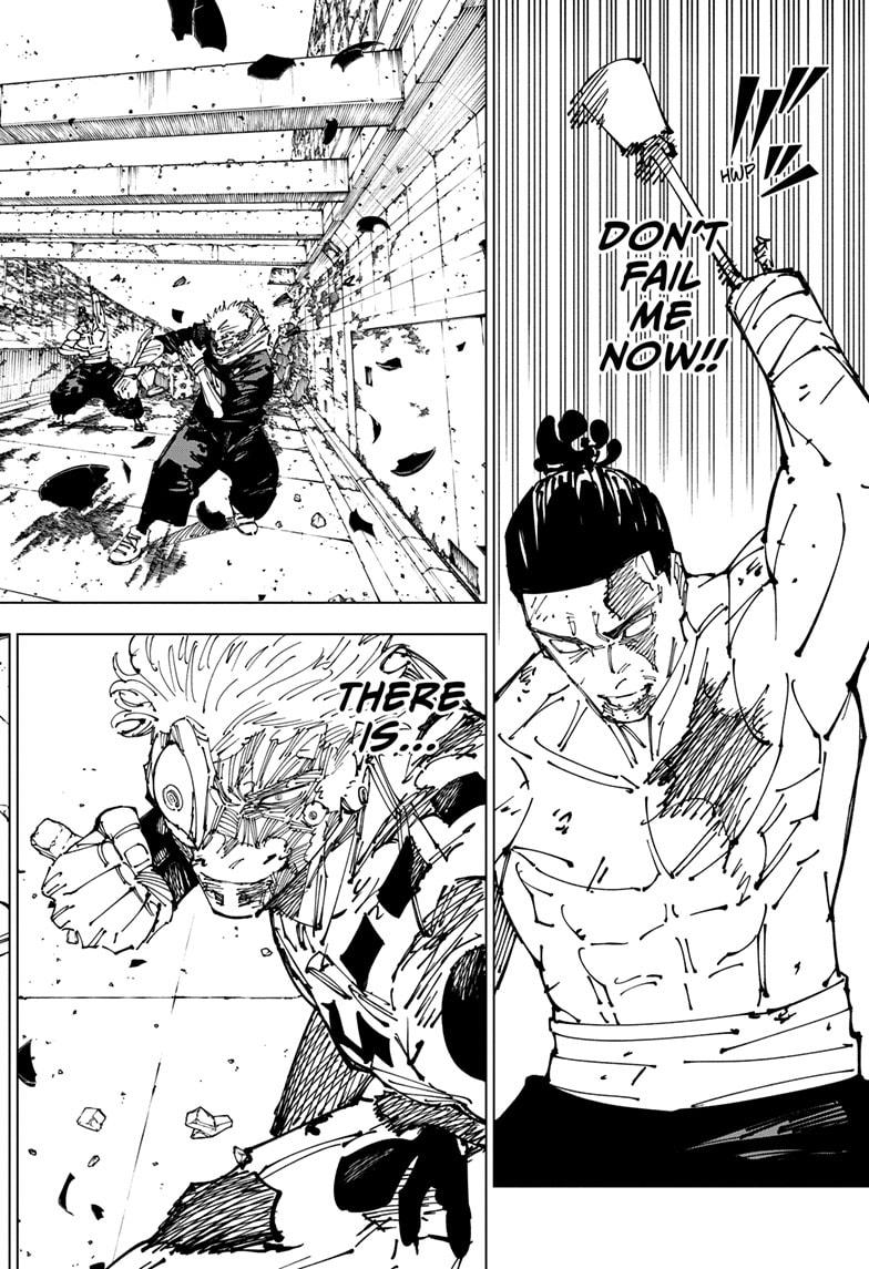 Jujutsu Kaisen Manga Chapter 263 page 14 - Inhuman Makyo Shinjuku Showdown, Part 35 scene