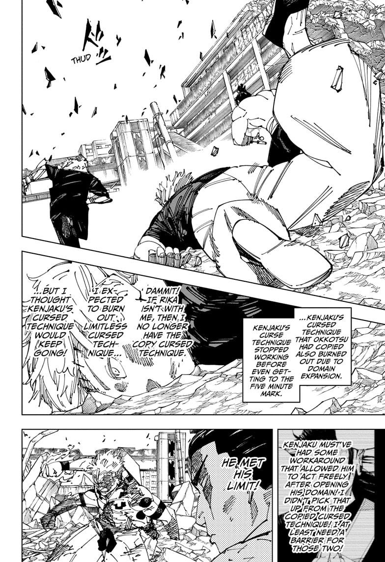 Jujutsu Kaisen Manga Chapter 263 page 4 - Inhuman Makyo Shinjuku Showdown, Part 35 scene