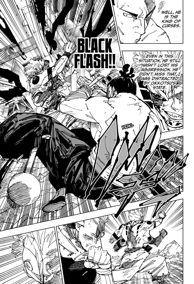 Jujutsu Kaisen Manga Chapter 263 page 5 - Inhuman Makyo Shinjuku Showdown, Part 35 scene
