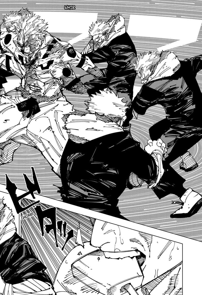 Jujutsu Kaisen Manga Chapter 263 page 8 - Inhuman Makyo Shinjuku Showdown, Part 35 scene