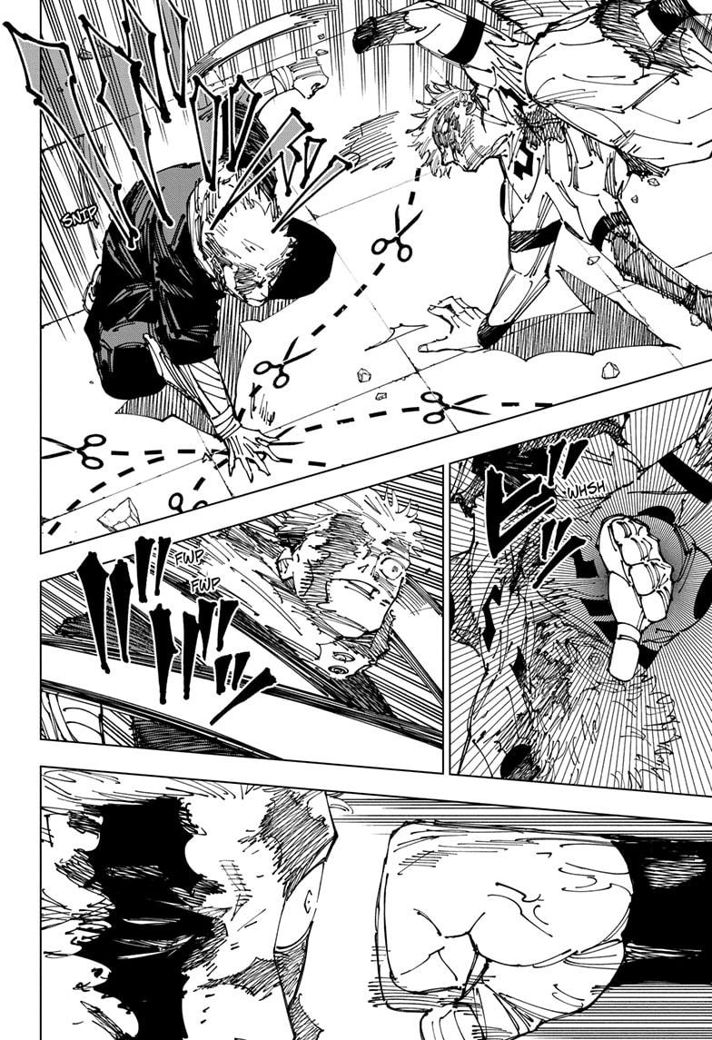 Jujutsu Kaisen Manga Chapter 264 page 10 - Inhuman Makyo Shinjuku Showdown, Part 36 scene
