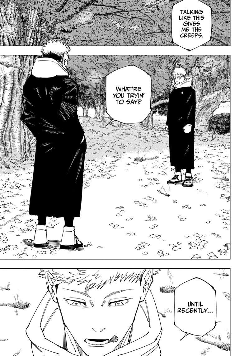 Jujutsu Kaisen Manga Chapter 265 page 11 - That Day scene