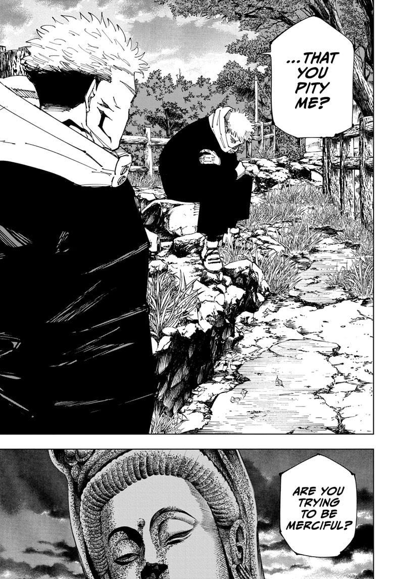 Jujutsu Kaisen Manga Chapter 265 page 17 - That Day scene