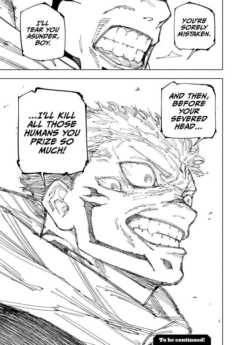 Jujutsu Kaisen Manga Chapter 265 page 19 - That Day scene