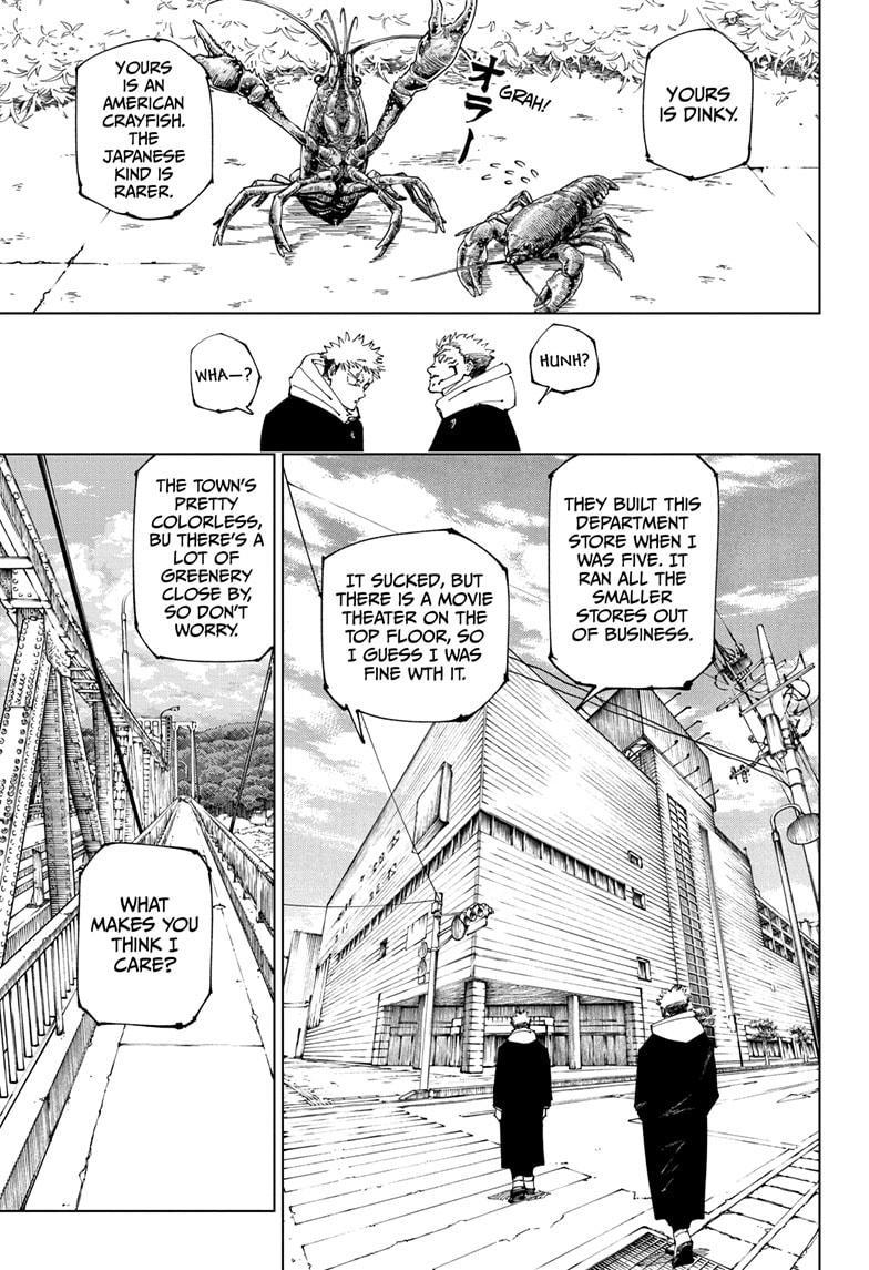 Jujutsu Kaisen Manga Chapter 265 page 5 - That Day scene