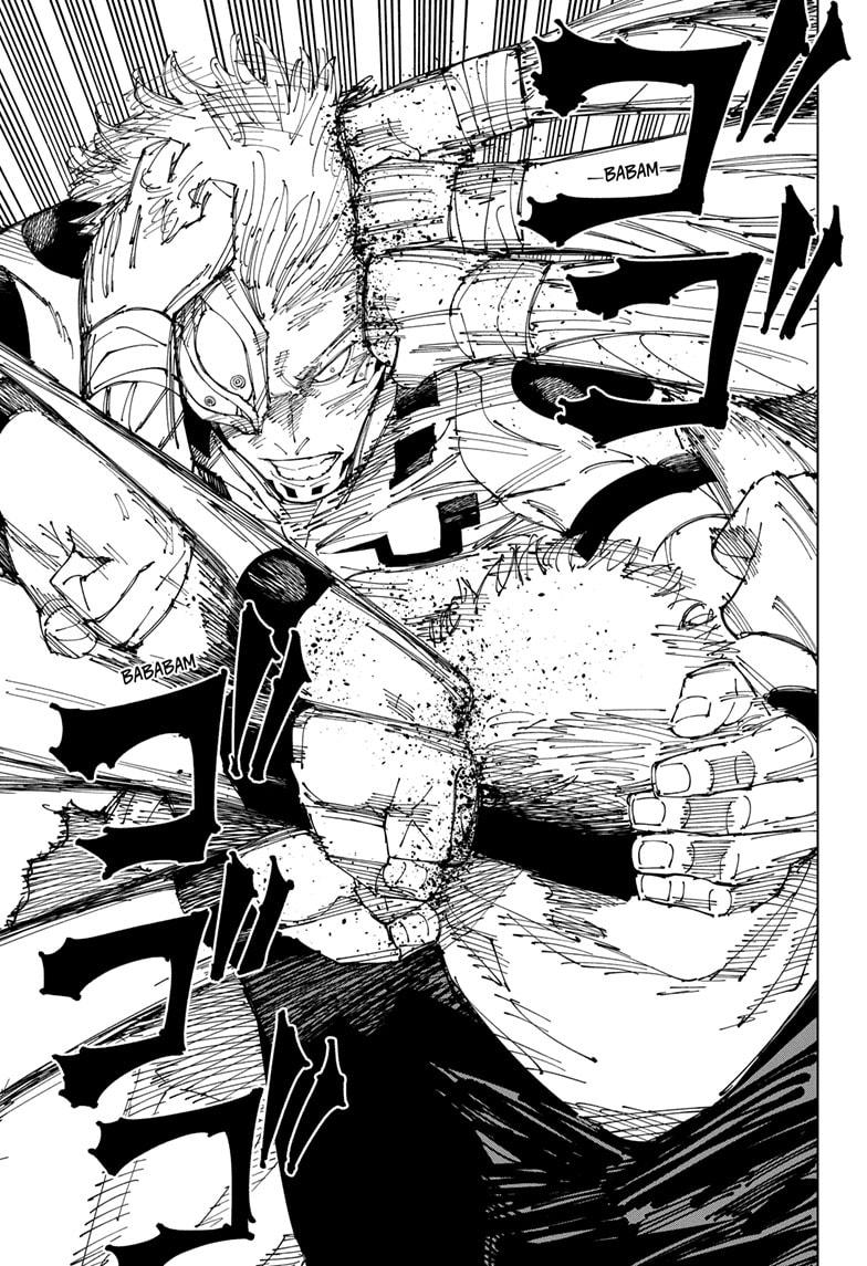 Jujutsu Kaisen Manga Chapter 266 page 15 - Inhuman Makyo Shinjuku Showdown, Part 37 scene